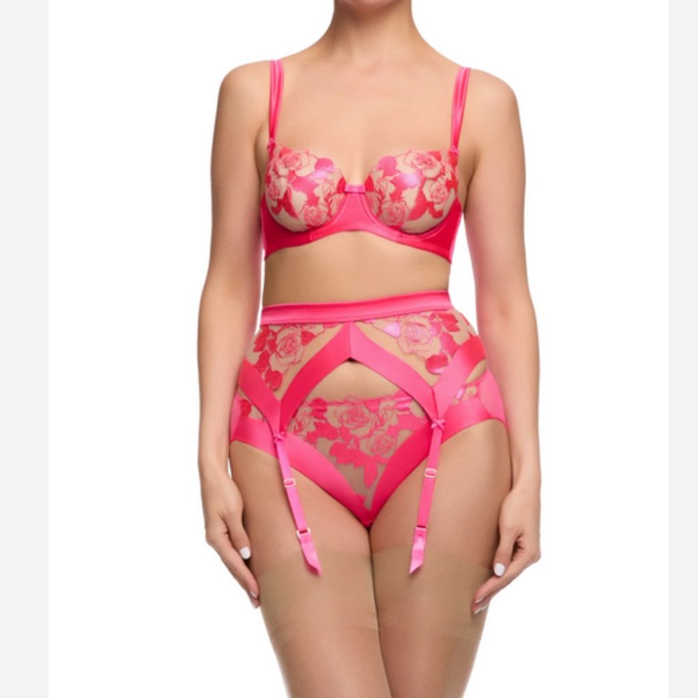 NWT Dita Von Teese 34B 3 piece lingerie set - Rosabelle